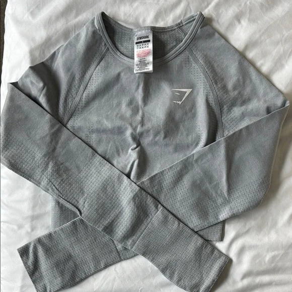 Gymshark Gray Long Sleeve Top - Picture 1 of 3